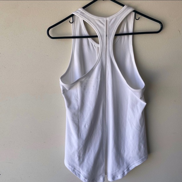 NWT ZYIA Active White Effortless Tank-Long size S - Picture 4 of 8